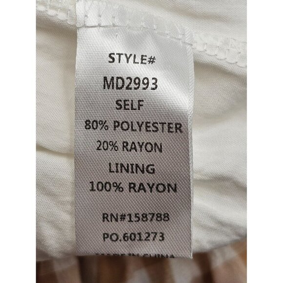 Women's - Mable Gingham Cutout Dress, Size Small - Picture 7 of 12